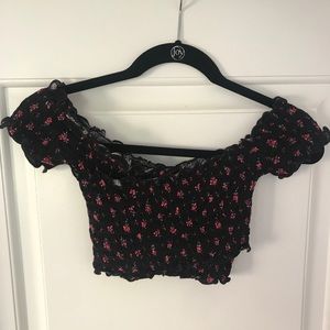 Free People Intimately Smock it to me crop top